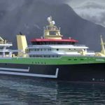 Det familieejede rederi Parlevliet & Van der Plas (P&P) fejrer 75-års jubilæum ved at sende den 111 meter lange frysetrawler KW 170 »Annie Hillina« i søen foto: skipsteknisk