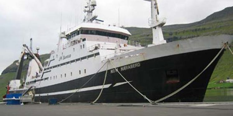 Midt på ugen blev 4 færøske fartøjer taget i at arbejde i et område