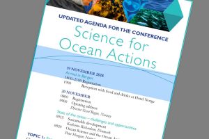 Internationale Hav-eksperter mødes i Bergen   Foto: Agenda for »Science for Ocean Actions« i Bergen - HI.no