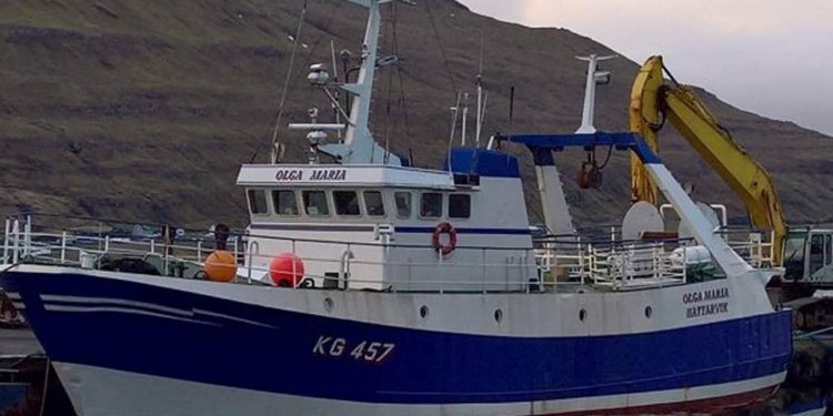 I Leirvík landede den mindre trawler Olga Maria 16,8 tons fisk