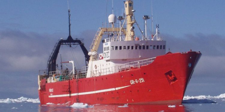 Det aldrende grønlandske forskningsskib »Pâmiut« står foran udskiftning