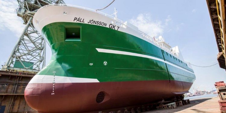 Nybygningen Pall Jonsson skal erstatte et andet af selskabets skibe ved samme navn 