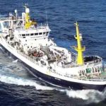 Den Grønlandske frysetrawler Polar Amaroq landede i sidste uge en last på ca 600 tons frossen sild og makrel Kollefjord, og 400 tons til Havsbrún. foto: st fiskur.fo