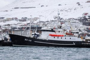 Polarstjørnan landede sin fangst i Klaksvik foto: Kiran J