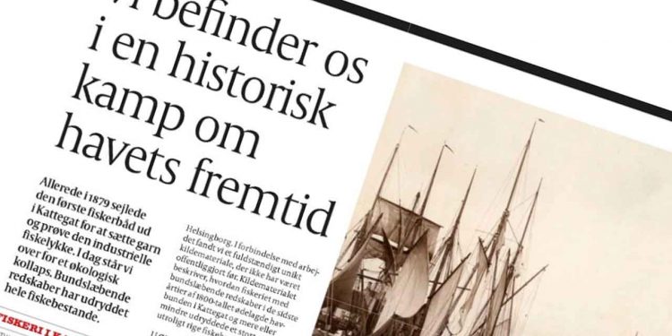 Det skete i Politiken den 9. oktober, hvor man kunne læse debatindlægget »Vi befinder os i en historisk kamp om havets fremtid«, hvor debatørene, som i øvrigt bære samme efternavn, begiver sig ud i en, for dem »en kamp for havet«. snapshot politiken