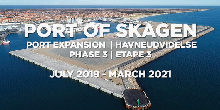 Video over Etape 3 byggeriet på Skagen Havn