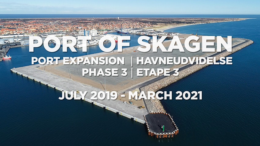 Read more about the article Video over Etape 3 havneudvidelsen på Skagen Havn