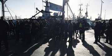 Fiskerne til protest møde i Strandby