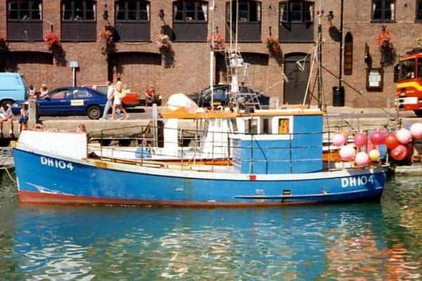 Read more about the article Redningsaktion afslører vragrester af fiskekutter fra Dorset.OPDATERET