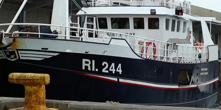 Garnbåden »Rikke Høy« R 244 har været i Danmarks Radio med problematikken omkring forureningen af Nordsøen