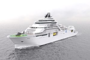 Når et forskningsskib skal fungere som flydende laboratorium, er plads og energieffektivitet afgørende. Derfor har VARD valgt Hoyer VMS Group til at levere seks komplette generatorsæt til det nye 164 meter lange forskningsskib ”Project named RV11000”. foto: Hoyer VMS