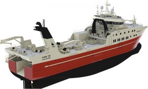 Islandsk rederi bestiller ny trawler ved Tyrkisk Værft.  Foto: Tamme rederiets nye fabrik- og frysetrawler - Skipteknisk