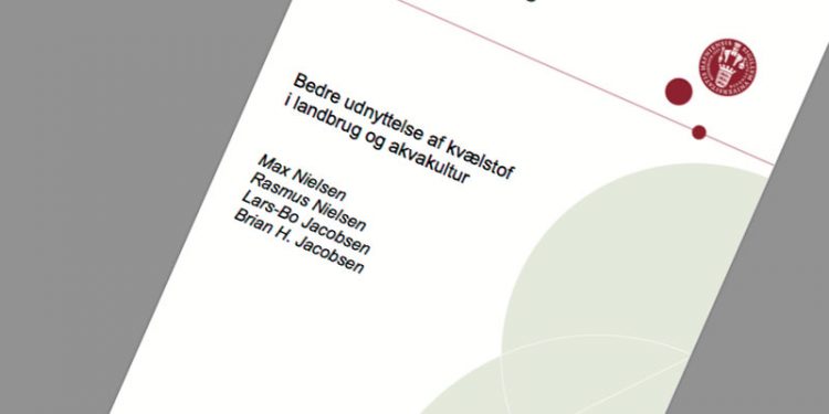 Nu kan fiskerne få vished om hvor næringsstofferne kommer fra.  Foto: rapport fra IFRO´s udredning om bedre udnyttelse af kvælstof  - IFRO