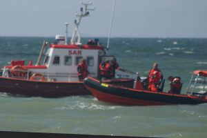 Pensionsalderen har indhentet redningsbåden MRB 31 i Nr. Vorupør foto: Redningsfartøjer ud for Vorupør - foto: fb