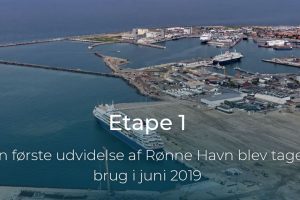 Rønne Havn har gennemført to udvidelser af havnen og er gået igang med etape 3 og 4, som skal være klar i 2025. De næste havneudvidelser styrker alle havnens forretningsområder og understøtter funktionsopdelingen af havnens aktiviteter. foto: Rønne Havn