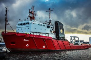 Mærsk-Containere: Nu er en vestjysk Offshore-Entreprenør også gået ind i eftersøgningen foto: JC Contractor