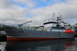 Færøerne: Garnskibe og linefartøjer samt trawlere’s landinger i Tórshavn. foto: Kiran J