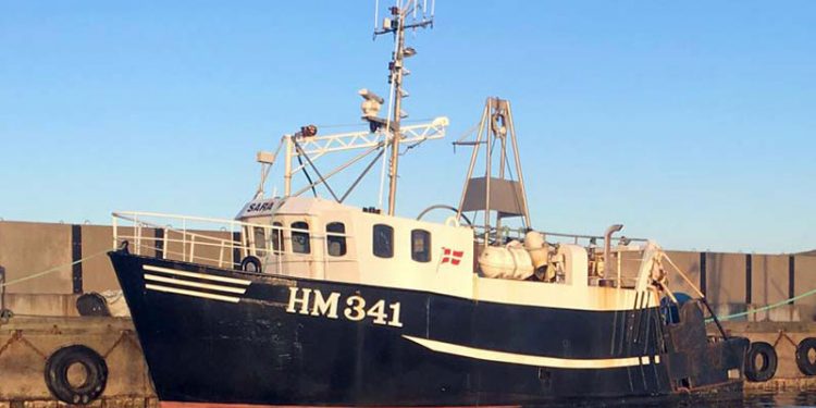 Hanstholm trawler sunket i Skagerrak  - Foto: HM 341 »Sara V« Hanstholm