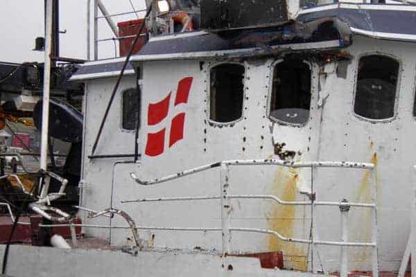 Read more about the article Mindre Kollision i Hirtshals Havn mellem sandpumper og trawleren Signet.