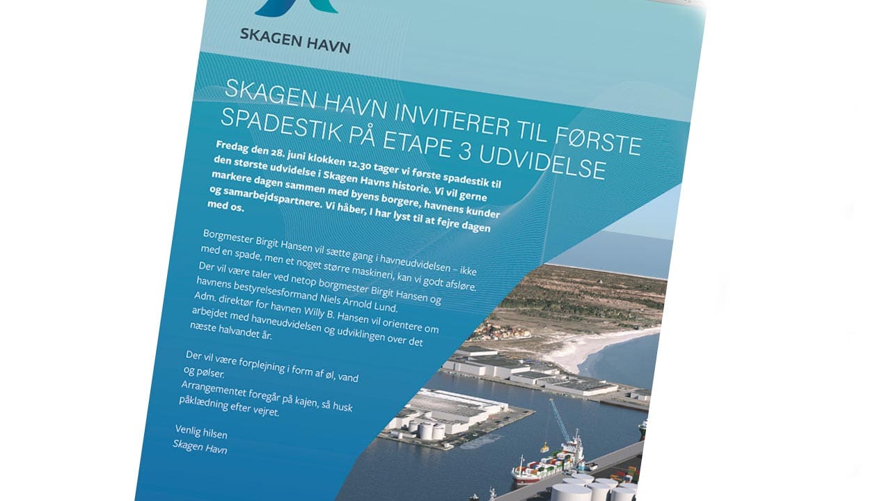 Read more about the article Skagen Havn: Inviterer hele Skagen til havneudvidelse