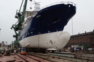 Svensk forskerskib bygges ved værftet Nauta i Polen