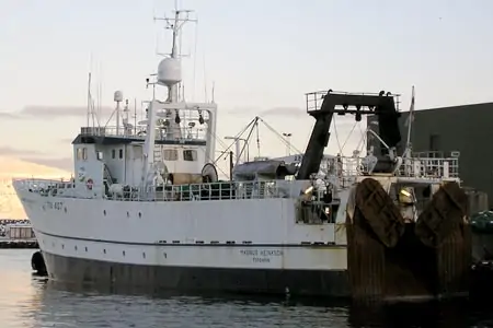 Færøerne: Det gamle forskningsskib »Magnus Heinason« er solgt. foto: Skipini