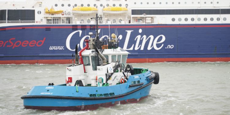 Stor tilfredshed med den nye slæbebåd på Hirtshals Havn