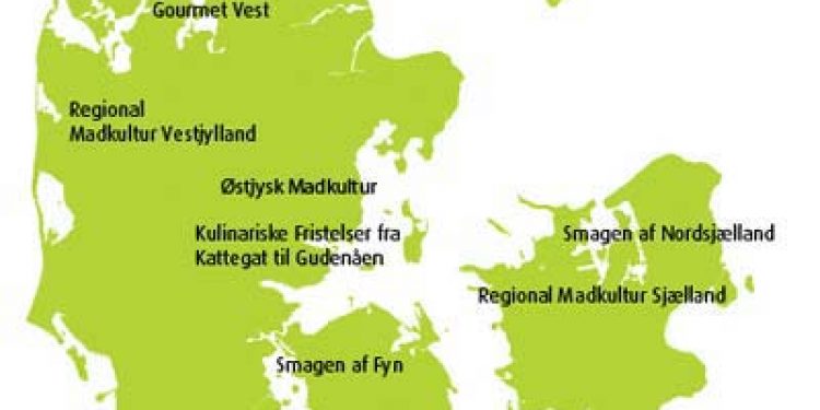 Teknologisk Institut inviterer til netværksmøde onsdag den 18. september 2013.  Foto: kort over Smagen af Danmark - Smagen af Danmark - FiskerForum