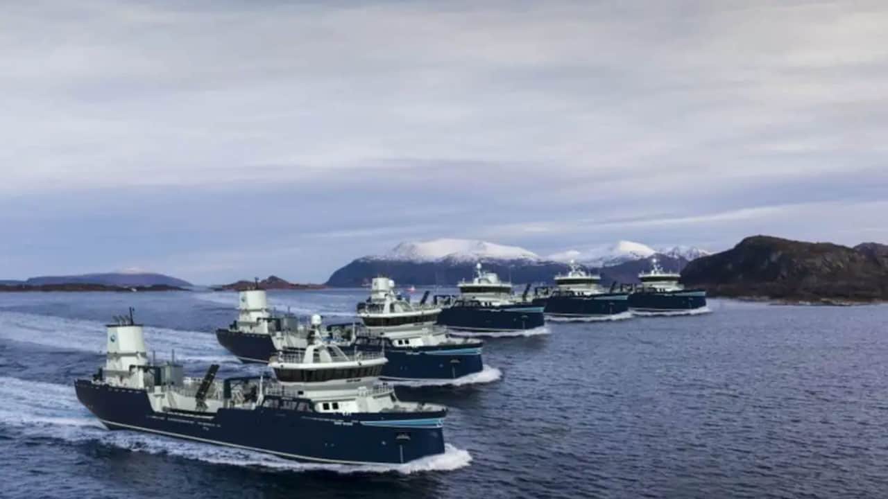 Brøndbåds-selskab investere i norske pumper til havvandscirkulering. foto: Aas Mek. Verksted