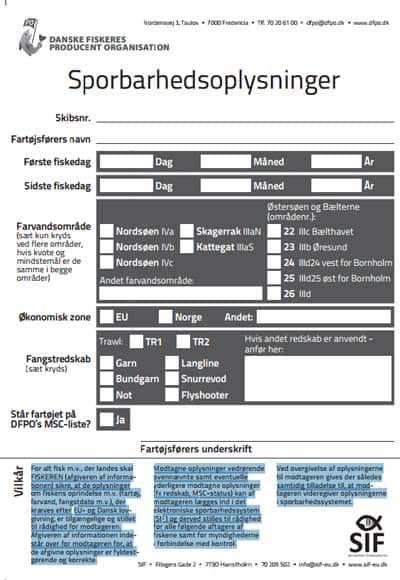 Read more about the article Gule Blokke til Sporbarhedsoplysninger kan nu bestilles ved dfpo.dk