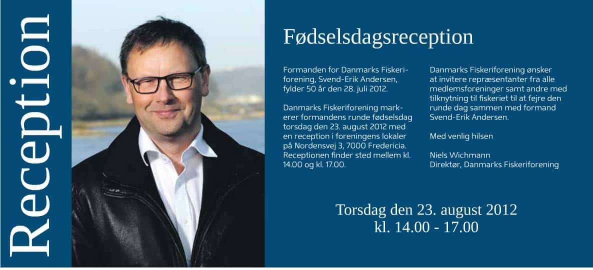 Read more about the article Formanden for Danmarks Fiskeriforening fylder 50 år.