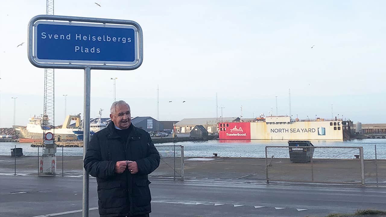 Read more about the article ‘Svend Heiselbergs Plads’ blev indviet lige før jul på Hanstholm Havn