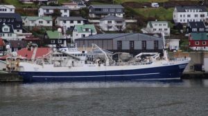 den grønlandske trawler Tasilaq landede blåhvilling til Havsbrun i Fuglefjord