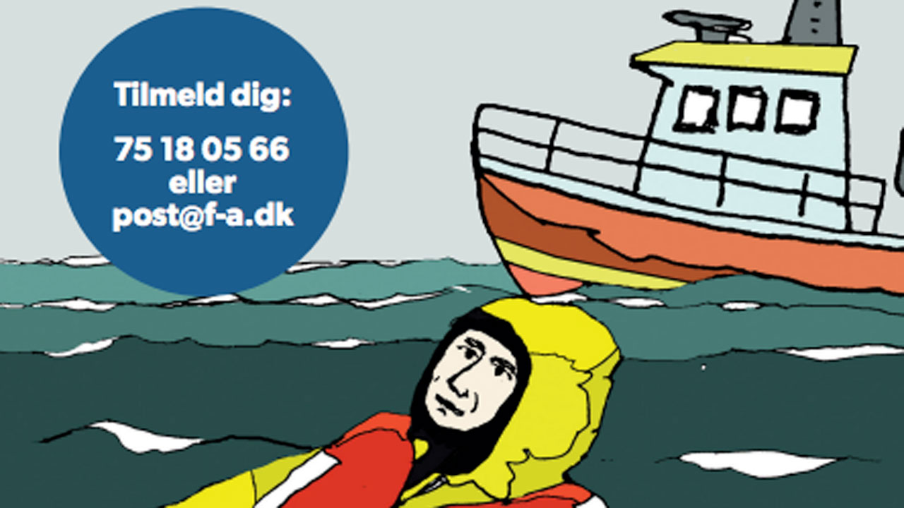 Read more about the article Kom til temadag om arbejdssikkerhed i enmandsbetjente fiskefartøjer