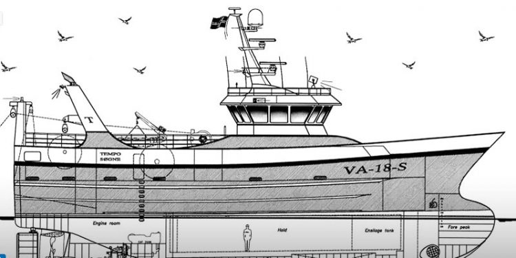 Det norske rederi »Tempofisk« bestiller ny rejetrawler