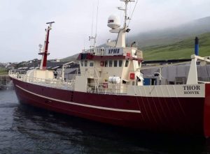 Garnskibet **Thor** landede 7,5 tons i Tórshavn, overvejende hellefisk