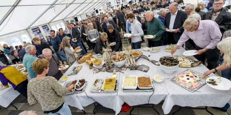 Thyborøn Havns 100 års jubilæum fejret med manér.  Foto: