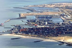 Trafikstyrelsen siger ok til havneudvidelse i Thyborøn.  foto: Havnen i Thyborøn der nu skal udvides - ThyboronPort