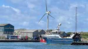 Formand Mikkel Fjord har i årets løb modtaget stort set hele den tobiskvote, der er fanget på rationsvilkår, da det bliver fanget ud for og syd for Hvide Sande. foto: FiskerForum.dk