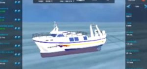 Fiskeriskolen i Thyborøn skal udvikle tredimensionelt Fiskeri-simuleringsprogram.  Foto: fra det tidligere samarbejde med TrawlVision - Fiskeriskolen Thyborøn