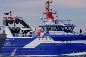 Oplagt nybygget trawler er solgt til norsk reder. foto: Maaskant nl