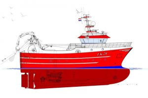 »Hoekman shipyard« i Urk bygger twinrigger til hollandsk reder - foto: UK 24 »Zuiderkruis« -  Hoekman
