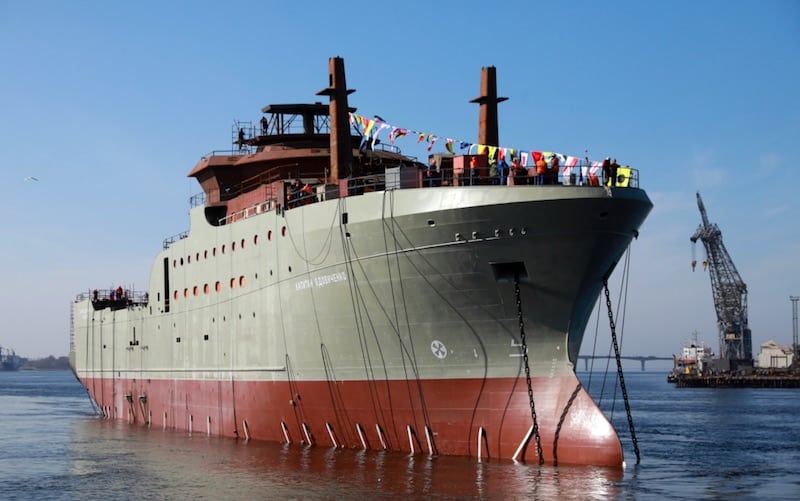 First Russian Fishery Company trawler launched - FiskerForum