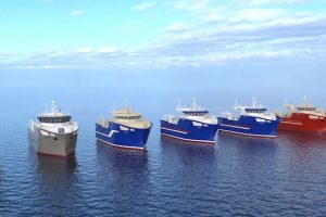 Nybygningskontrakter for 700 mio.  kroner til Island  Ill.: af de syv islandske hæktrawlere der skal leveres til 4 rederier - Vard