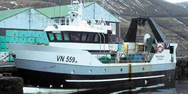 Den mindre trawler Skálafossur landede en last på 24 tons til Tórshavn
