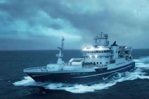 Koncernen Varðin ejer fire pelagiske fartøjer, som er organiseret i hver sit datterselskab. Ifølge opgørelser fra [Vørn](https://www.vorn.fo/) leverede koncernens fartøjer i 2025 en samlet landingsværdi på 634,4 mio. kr. foto: Vardin