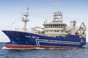 Islandske trawlere lander rekord mange blåhvilling  Foto: »Venus« - HB Grandi