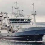 Vesturbúgvin landede i ugen en last på 315 tons guldlaks til Snarfrost i Miðvági, som de har fisket under Færøerne. foto: CG Fiskur.fo