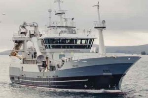 Særligt trawleren Vesturbúgvin har haft god vind i sejlene. Skibet landede i sidste uge en flot last på 270 tons guldlaks til forarbejdningsvirksomheden Snarfrost i Miðvágur. foto: CG-Fiskur.fo