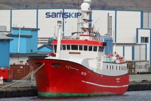 Færøerne: Sidste uges fiskeri har været med stormende kuling foto: Kiran J